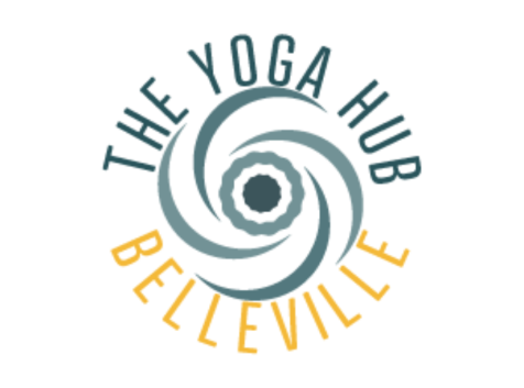 the yoga hub believe logo.