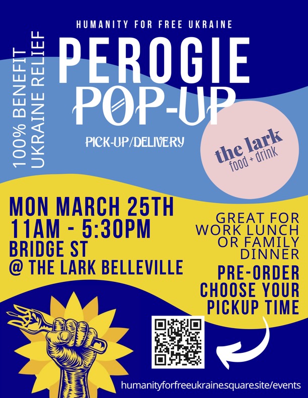 Poster titled Perogie Pop Up