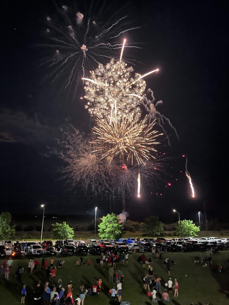 Photo of fireworks in Napanee