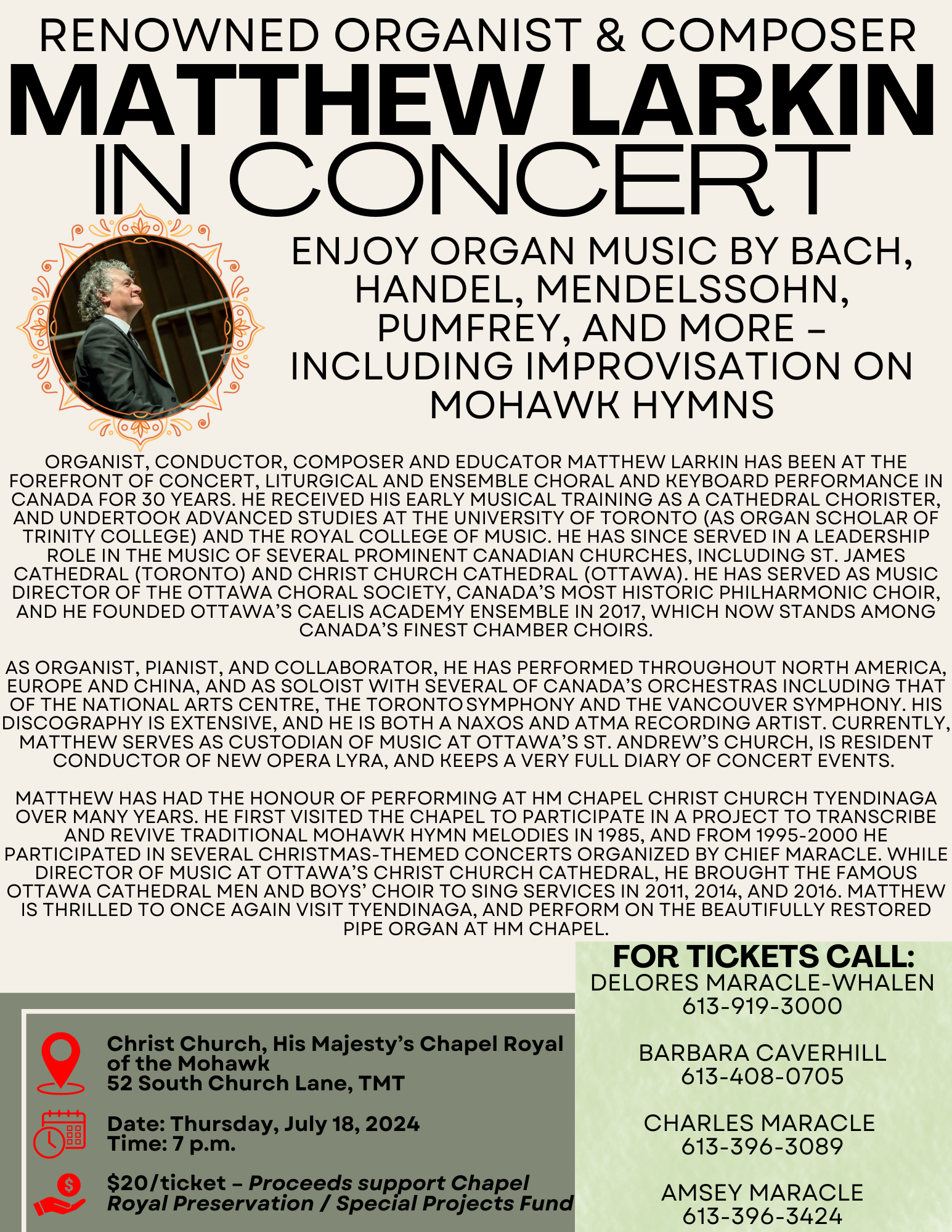 Concert flyer