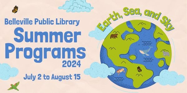 Poster titled "Summer Programs" with a photo of earth