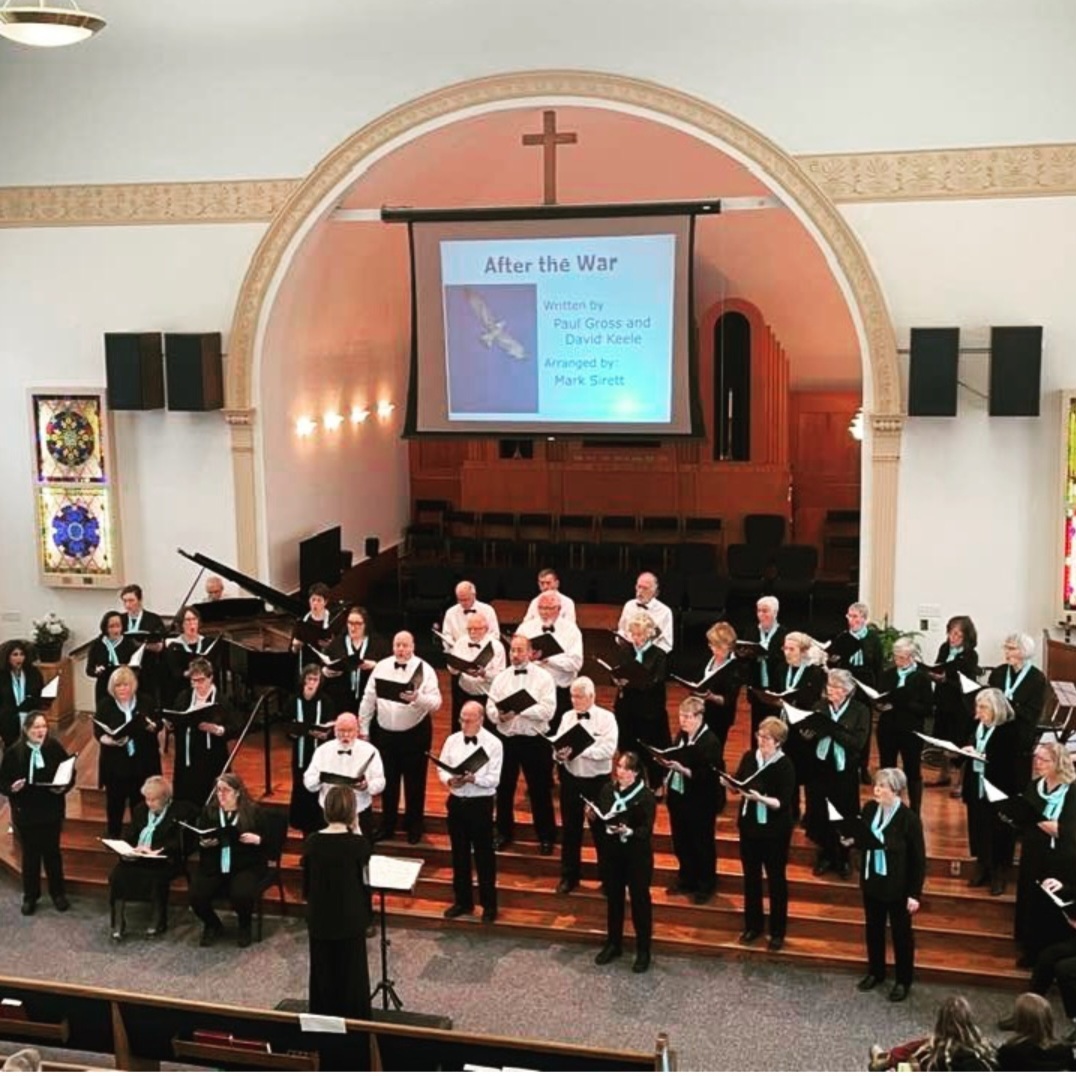 photo of belleville choral society performing.