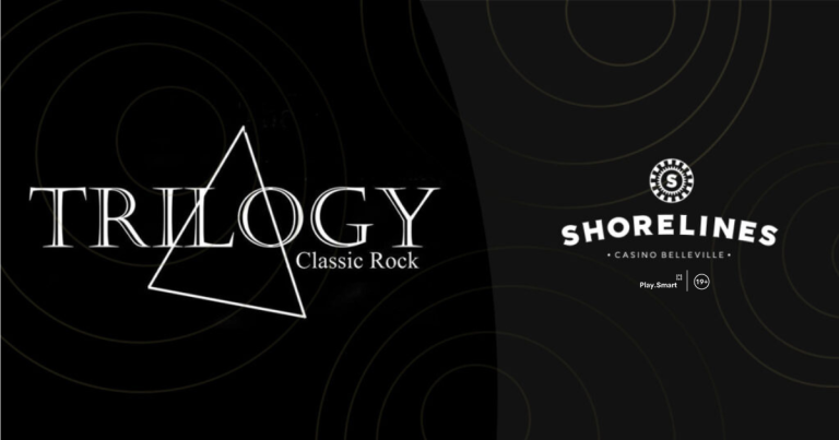 Photo with logos for Trilogy and Shorelines Casino