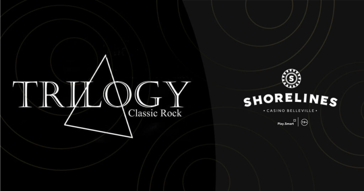 Photo with logos for Trilogy and Shorelines Casino