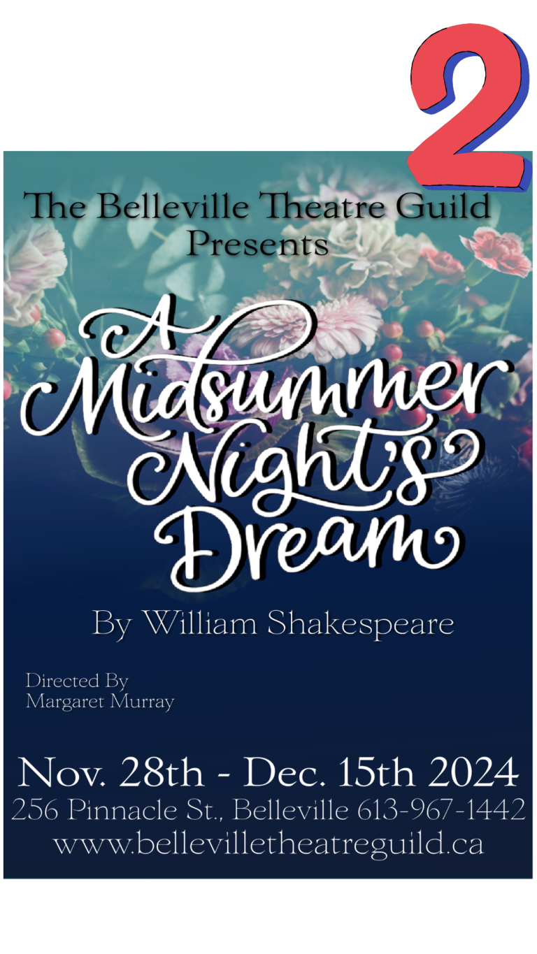 Poster for event with details, titled Midsummer Night's Dream