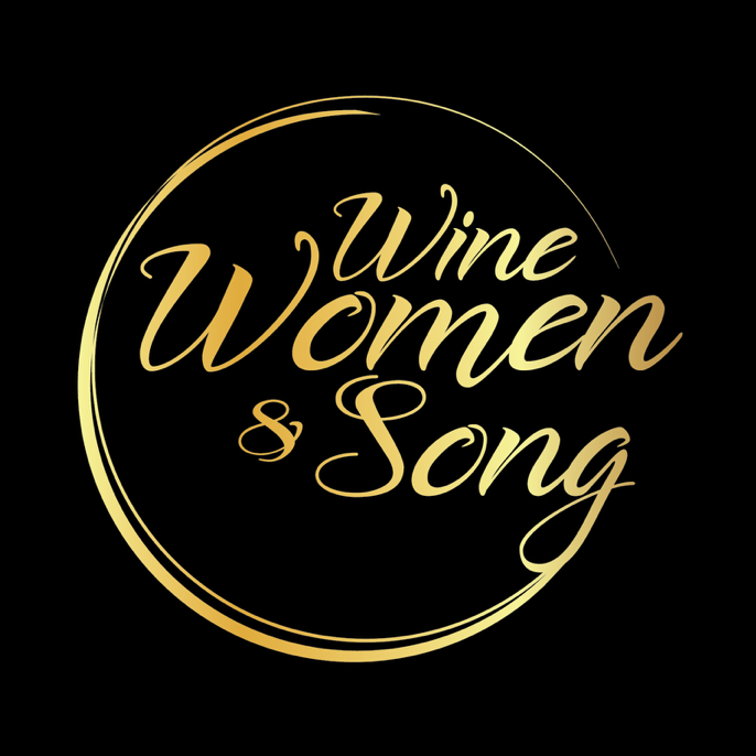 Poster titled Wine Women and Song