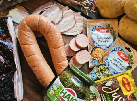 Image of an assortment of items from a delicatessen