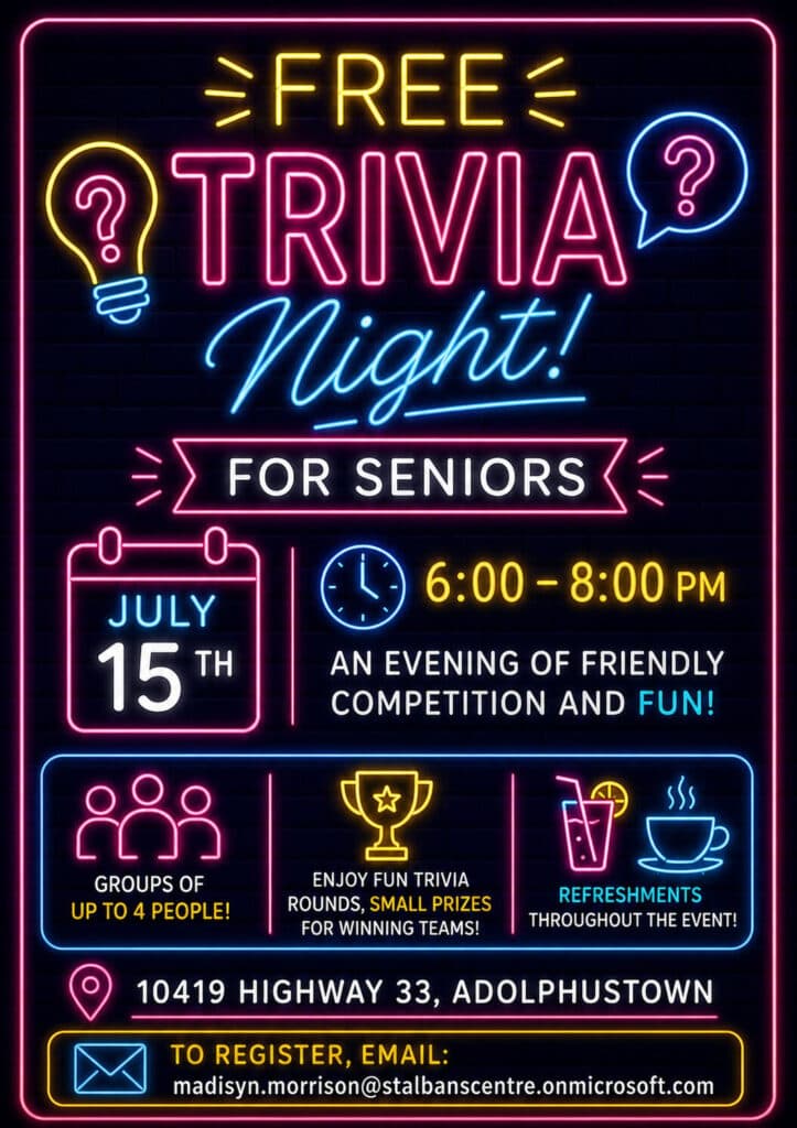 free trivia night infographic